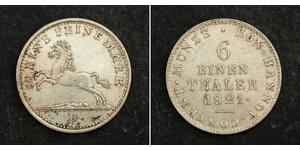 1/6 Thaler Hanovre Argent 