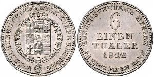 1/6 Thaler Hesse-Cassel (1567 - 1806) Argent 