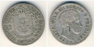 1/6 Thaler Royaume de Prusse (1701-1918) Argent Frédéric-Guillaume III de Prusse (1770 -1840)