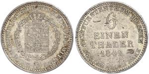 1/6 Thaler Assia-Kassel (1567 - 1806) Argento 