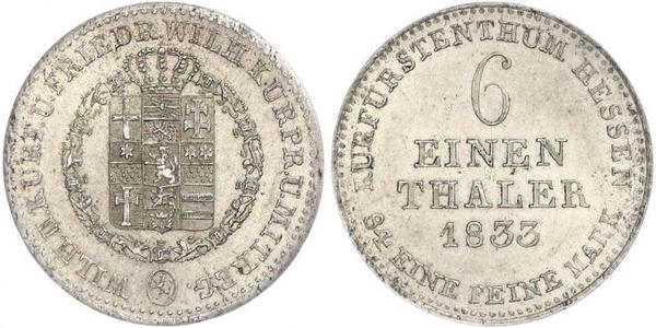 1/6 Thaler Assia-Kassel (1567 - 1806) Argento 