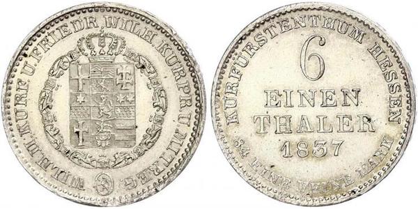 1/6 Thaler Assia-Kassel (1567 - 1806) Argento 