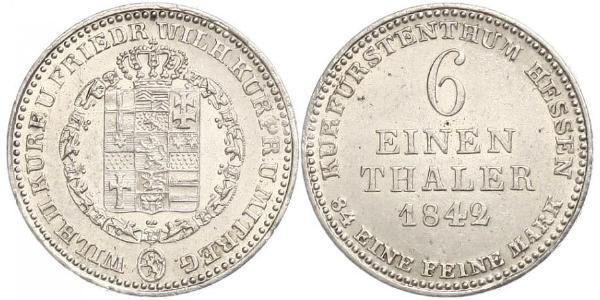 1/6 Thaler Assia-Kassel (1567 - 1806) Argento 