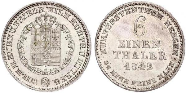 1/6 Thaler Assia-Kassel (1567 - 1806) Argento 
