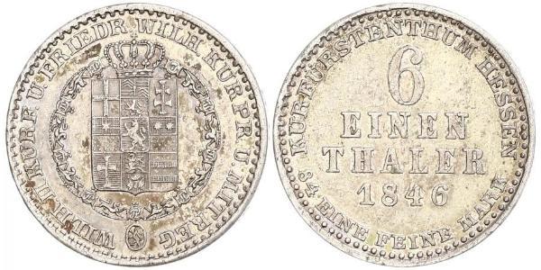 1/6 Thaler Assia-Kassel (1567 - 1806) Argento 