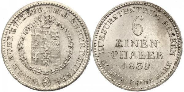 1/6 Thaler Assia-Kassel (1567 - 1806) Argento 