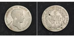 1/6 Thaler Regno di Prussia (1701-1918) Argento Federico Guglielmo III di Prussia  (1770 -1840)