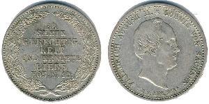 1/6 Thaler Stati federali della Germania Argento 