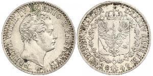 1/6 Thaler Reino de Prusia (1701-1918) Plata Federico Guillermo IV de Prusia (1795 - 1861)