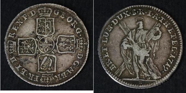 1/6 Thaler States of Germany Plata 