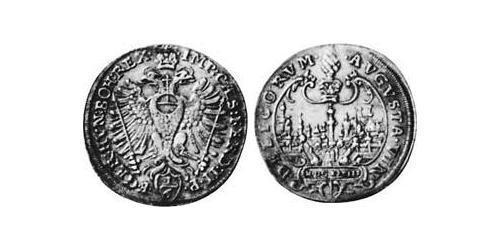 1/6 Thaler Augsburg (1276 - 1803) Silber Ferdinand II. (HRR)(1578 -1637)