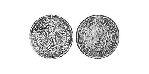 1/6 Thaler Augsburg (1276 - 1803) Silber Ferdinand II. (HRR)(1578 -1637)