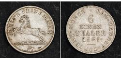 1/6 Thaler Hannover Silber 