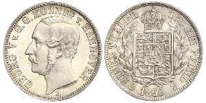 1/6 Thaler Königreich Hannover (1814 - 1866) Silber Georg V. (Hannover) (1819 - 1878)