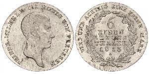 1/6 Thaler Königreich Preußen (1701-1918) Silber Friedrich Wilhelm III (1770 -1840)