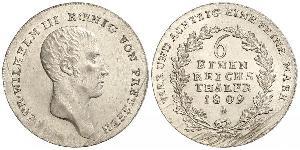 1/6 Thaler Königreich Preußen (1701-1918) Silber Friedrich Wilhelm III (1770 -1840)