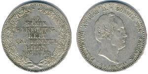 1/6 Thaler States of Germany Silber 