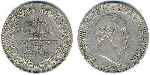 1/6 Thaler States of Germany Silber 