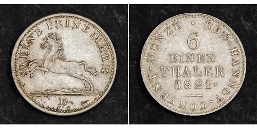 1/6 Thaler Hanover Silver 