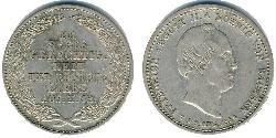 1/6 Thaler States of Germany Silver 