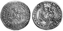 1/6 Thaler Electorate of Bavaria (1623 - 1806) 銀 Ferdinand Maria, Elector of Bavaria (1636 – 1679)