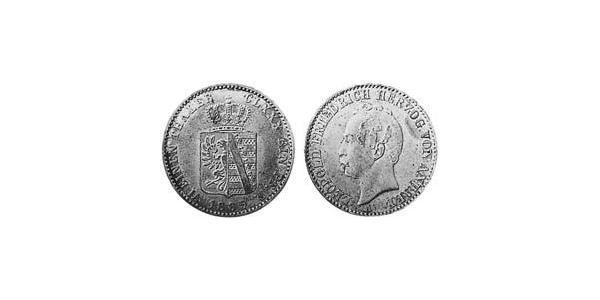 1/6 Thaler 安哈尔特-德绍 / 安哈尔特公国 (1806 - 1918) 銀 利奥波德四世 (安哈尔特) (1794 - 1871)