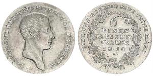 1/6 Thaler 普魯士王國 (1701 - 1918) 銀 腓特烈·威廉三世 (1770 -1840)