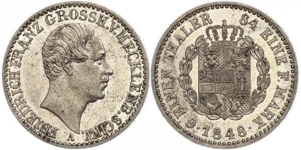 1/6 Thaler 联邦州 (德国) 銀 