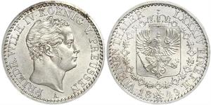 1/6 Талер Пруссия (королевство) (1701-1918) Серебро Фридрих Вильгельм IV (1795 - 1861)