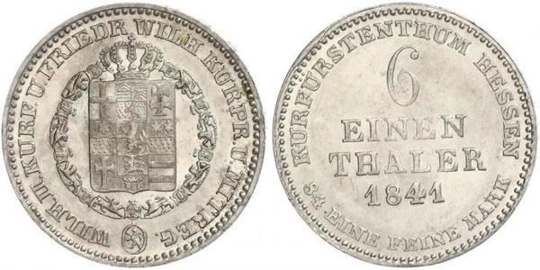 1/6 Талер княжество Гессен-Кассель (1567 - 1806) Серебро 