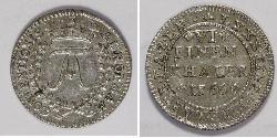 1/6 Талер Principality of Anhalt-Zerbst (1544 - 1796) Срібло Frederick Augustus, Prince of Anhalt-Zerbst (1734 – 1793)