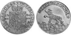 1/6 Талер Ангальт-Бернбург (1603 - 1863) Срібло Victor Frederick, Prince of Anhalt-Bernburg (1700 – 1765)