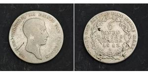 1/6 Талер Королівство Пруссія (1701-1918) Срібло Фрідрих Вільгельм III, король Пруссії  (1770 -1840)