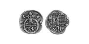 1/84 Талер Анхальт (1212 - 1806) Серебро (билон) 