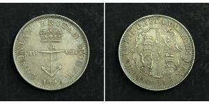 1/8 Dólar Imperio británico (1497 - 1949) Plata Jorge IV (1762-1830)