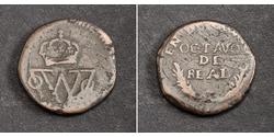1/8 Real Nouvelle-Espagne (1519 - 1821) Cuivre 