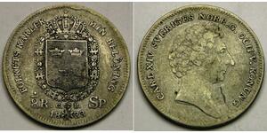 1/8 Riksdaler Svezia Argento 