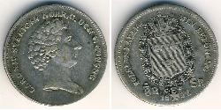 1/8 Riksdaler Швеция Серебро 
