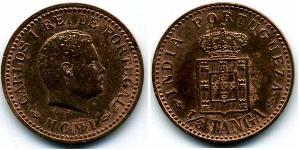 1/8 Tanga Inde portugaise (1510-1961) Bronze 