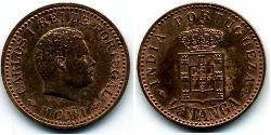 1/8 Tanga India portoghese (1510-1961) Bronzo 