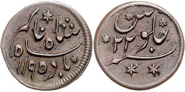 1/8 Анна Британская Ост-Индская компания (1757-1858) / Индия Медь 