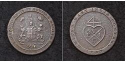 1/96 Rupee Compagnia Inglese delle Indie Orientali (1757-1858) Rame 