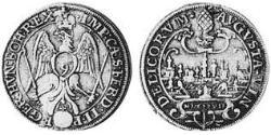 1/9 Thaler 奥格斯堡 (1276 - 1803 Augsburg) 銀 斐迪南二世 (神圣罗马帝国) (1578 -1637)