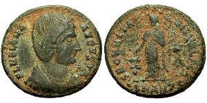 1 AE3 / 1 Фолліс Римська імперія (27BC-395) Бронза Олена  Августа (250 -330)