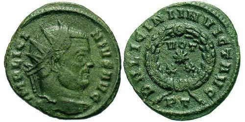 1 AE3 / 1 Фолліс Римська імперія (27BC-395) Бронза Ліціній I (265-324)