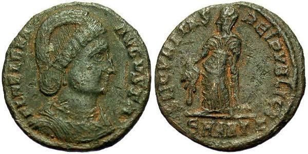 1 AE3 / 1 Фолліс Римська імперія (27BC-395) Бронза Олена  Августа (250 -330)