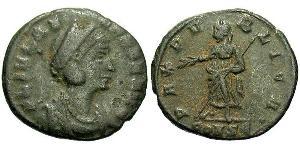 1 AE4 / 1 Фолліс Римська імперія (27BC-395) Бронза Олена  Августа (250 -330)