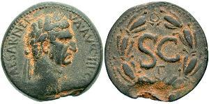 1 AE_ Imperio romano (27BC-395) Bronce Nerva (30- 98)