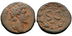 1 AE_ Imperio romano (27BC-395) Bronce Lucio Vero (130-169)