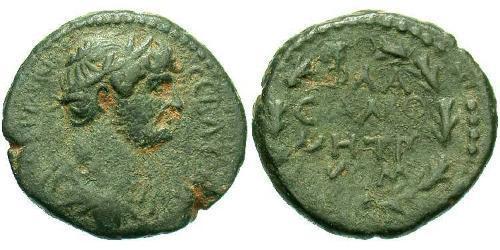 1 AE_ Imperio romano (27BC-395) Bronce Adriano  (76 - 138) 